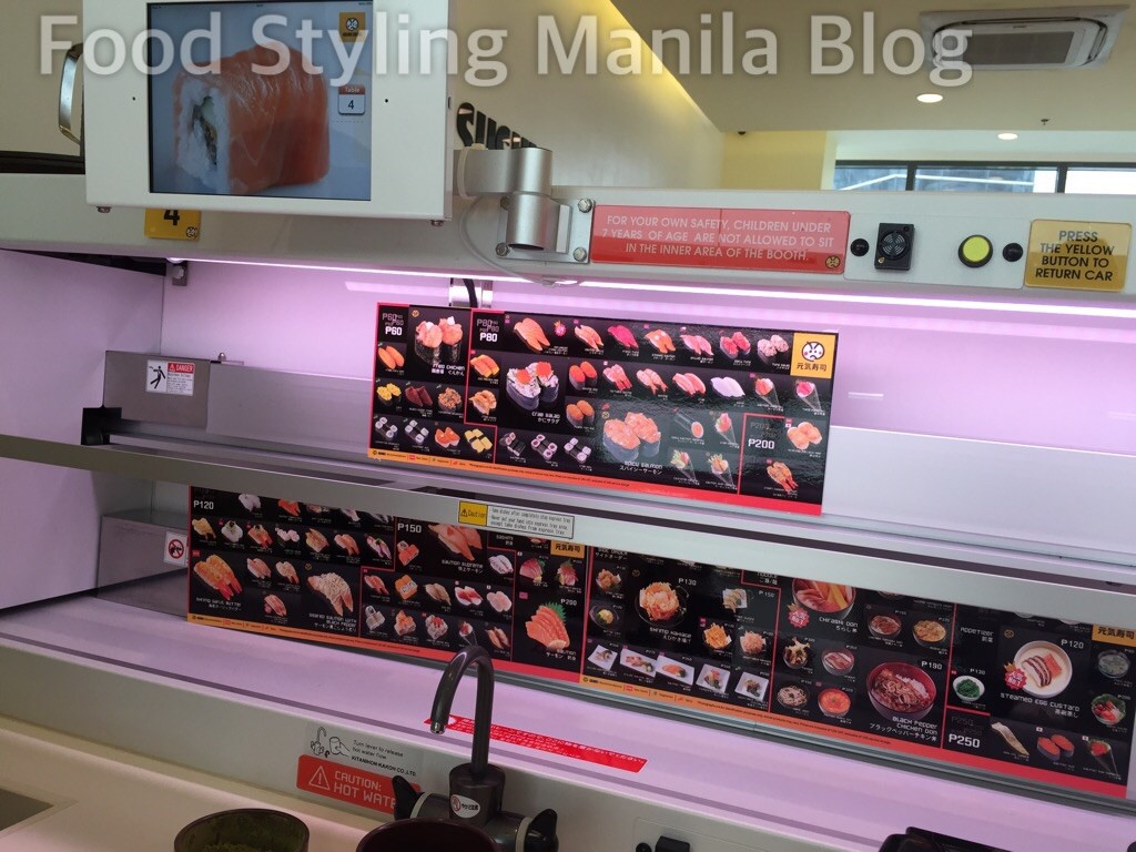Genki Sushi at BGC - Food Styling Manila
